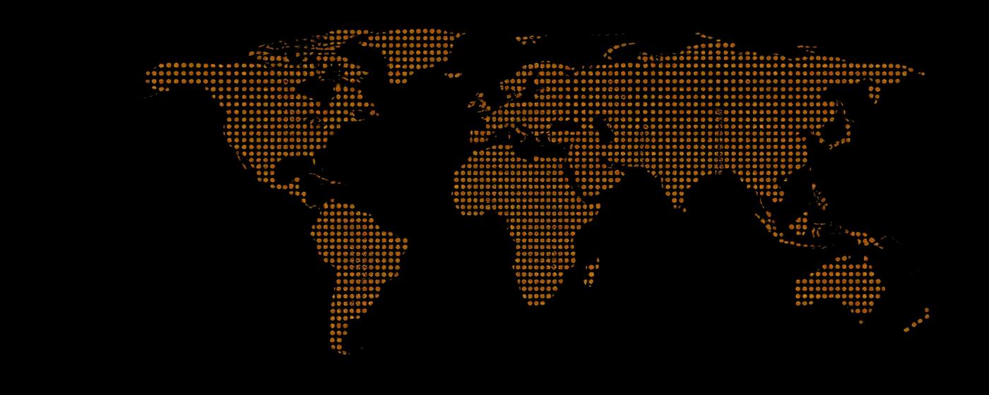 World map highlighting NIKAN Skin's planned expansion regions